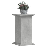 Plantenstandaard 33x33x60 cm bewerkt hout betongrijs - AllerleiShop