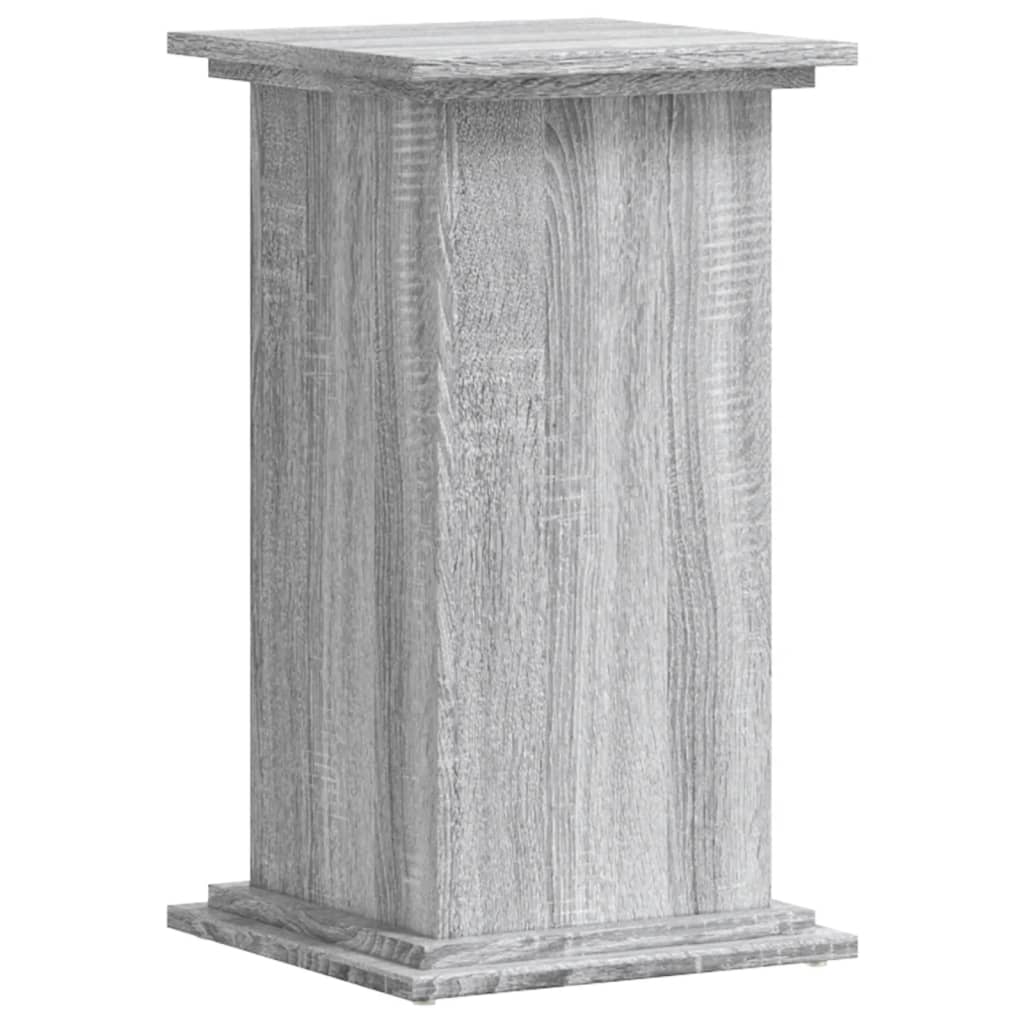 Plantenstandaard 33x33x60 cm bewerkt hout grijs sonoma eiken - AllerleiShop