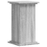 Plantenstandaard 33x33x60 cm bewerkt hout grijs sonoma eiken - AllerleiShop