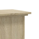 Plantenstandaard 33x33x80 cm bewerkt hout sonoma eikenkleurig - AllerleiShop