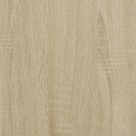 Plantenstandaard 33x33x80 cm bewerkt hout sonoma eikenkleurig - AllerleiShop