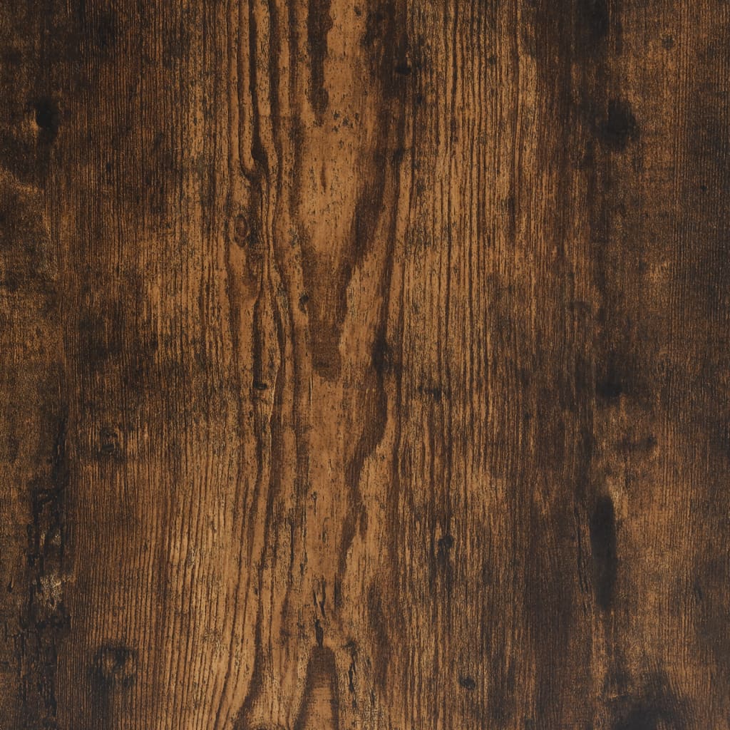 Plantenstandaard 33x33x80 cm bewerkt hout gerookt eikenkleurig