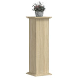 Plantenstandaard 33x33x100 cm bewerkt hout sonoma eikenkleurig - AllerleiShop