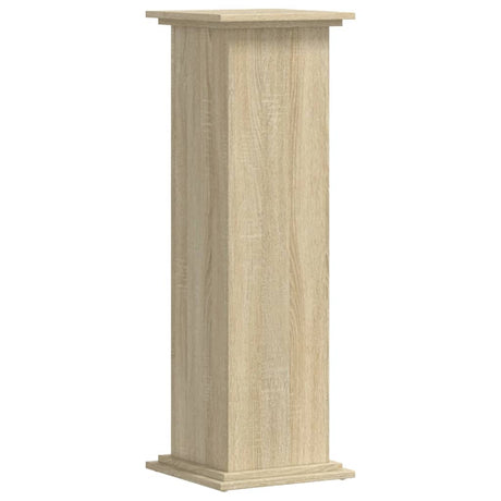 Plantenstandaard 33x33x100 cm bewerkt hout sonoma eikenkleurig - AllerleiShop