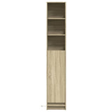 Dressoir met LED 36x32,5x200cm bewerkt hout sonoma eikenkleurig - AllerleiShop