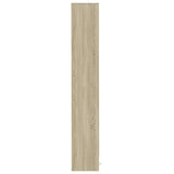 Dressoir met LED 36x32,5x200cm bewerkt hout sonoma eikenkleurig - AllerleiShop