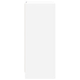 Dressoir met LED 77x34x85 cm bewerkt hout wit - AllerleiShop