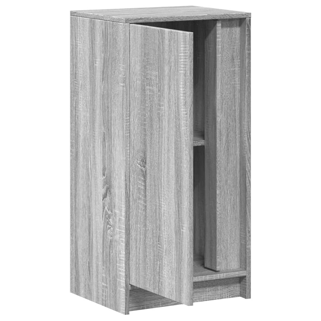 Dressoir met LED 42,5x34x85 cm bewerkt hout grijs sonoma eiken - AllerleiShop