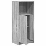 Dressoir met LED 42,5x34x100 cm bewerkt hout grijs sonoma eiken - AllerleiShop