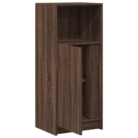 Dressoir met LED 42,5x34x100 cm bewerkt hout bruin eikenkleur - AllerleiShop