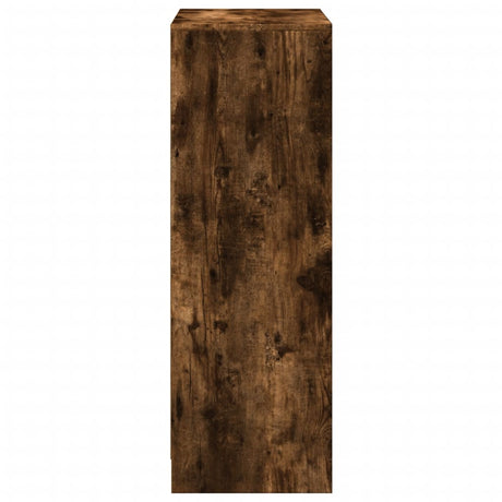 Dressoir met LED 72x34x100 cm bewerkt hout gerookt eikenkleurig - AllerleiShop