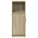 Dressoir met LED 38x34x100 cm bewerkt hout sonoma eikenkleurig - AllerleiShop