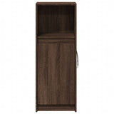 Dressoir met LED 38x34x100 cm bewerkt hout bruin eikenkleur - AllerleiShop