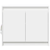 Dressoir met LED 72x34x61 cm bewerkt hout wit - AllerleiShop