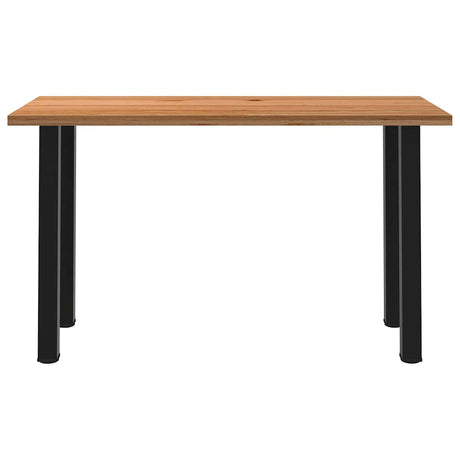 Eettafel rechthoekig 180x80x92 cm massief eikenhout lichtbruin - AllerleiShop