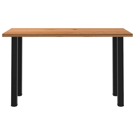 Eettafel rechthoekig 180x80x102 cm massief eikenhout lichtbruin - AllerleiShop