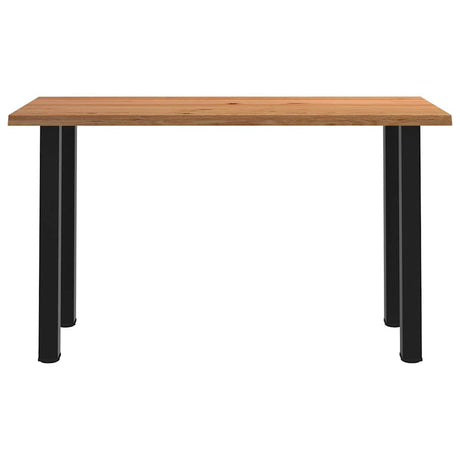 Eettafel rechthoekig 180x80x92 cm massief eikenhout lichtbruin - AllerleiShop