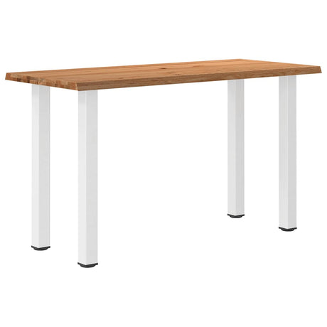 Eettafel rechthoekig 180x80x102 cm massief eikenhout lichtbruin - AllerleiShop