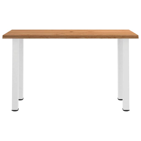 Eettafel rechthoekig 180x80x102 cm massief eikenhout lichtbruin - AllerleiShop