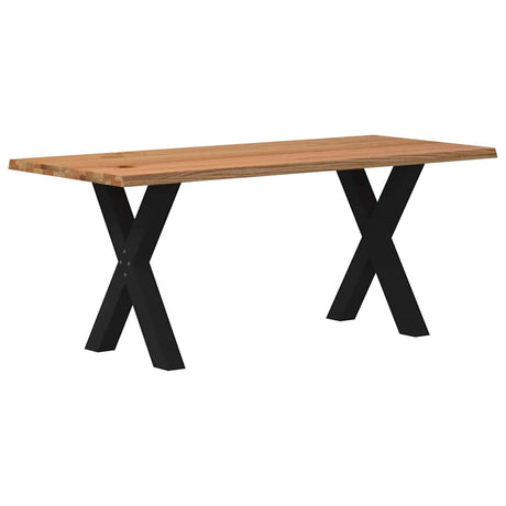 Eettafel rechthoekig 180x80x74 cm massief eikenhout lichtbruin - AllerleiShop