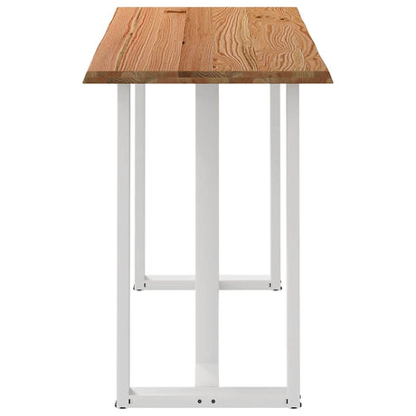 Bartafel rechthoekig 180x80x102 cm massief eikenhout lichtbruin - AllerleiShop