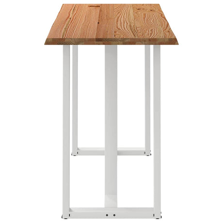 Bartafel rechthoekig 180x80x112 cm massief eikenhout lichtbruin - AllerleiShop