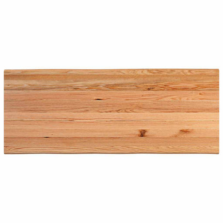 Eettafel rechthoekig 200x80x74 cm massief eikenhout lichtbruin - AllerleiShop