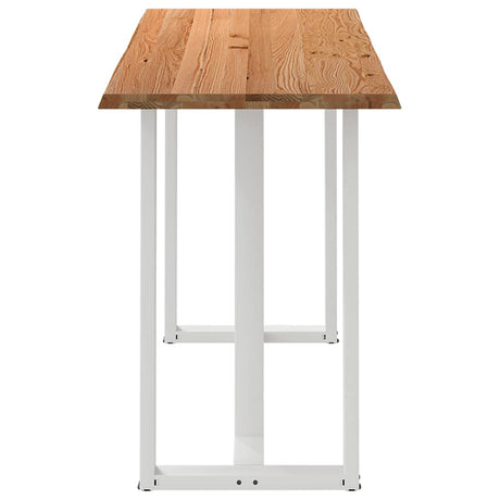 Bartafel rechthoekig 200x80x102 cm massief eikenhout lichtbruin - AllerleiShop