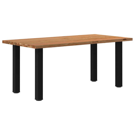 Eettafel rechthoekig 180x90x74 cm massief eikenhout lichtbruin - AllerleiShop