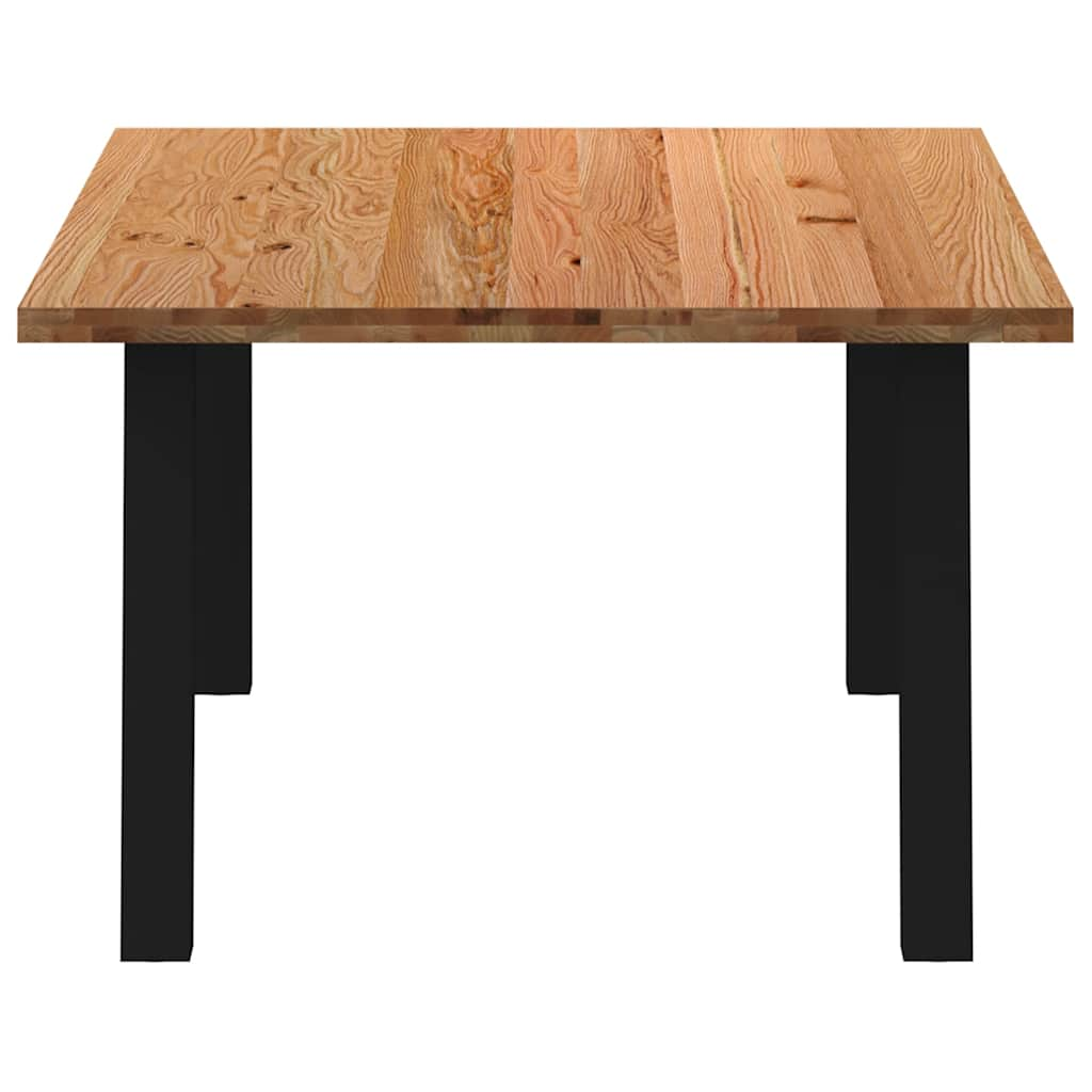 Eettafel rechthoekig 180x120x74 cm massief eikenhout lichtbruin - AllerleiShop