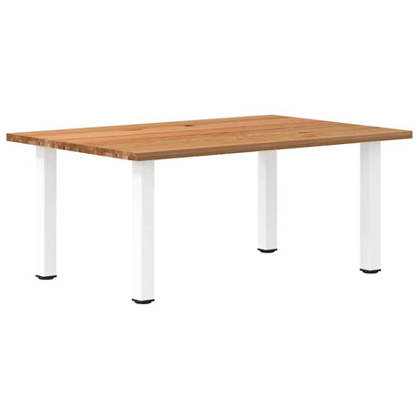 Eettafel rechthoekig 180x120x74 cm massief eikenhout lichtbruin - AllerleiShop