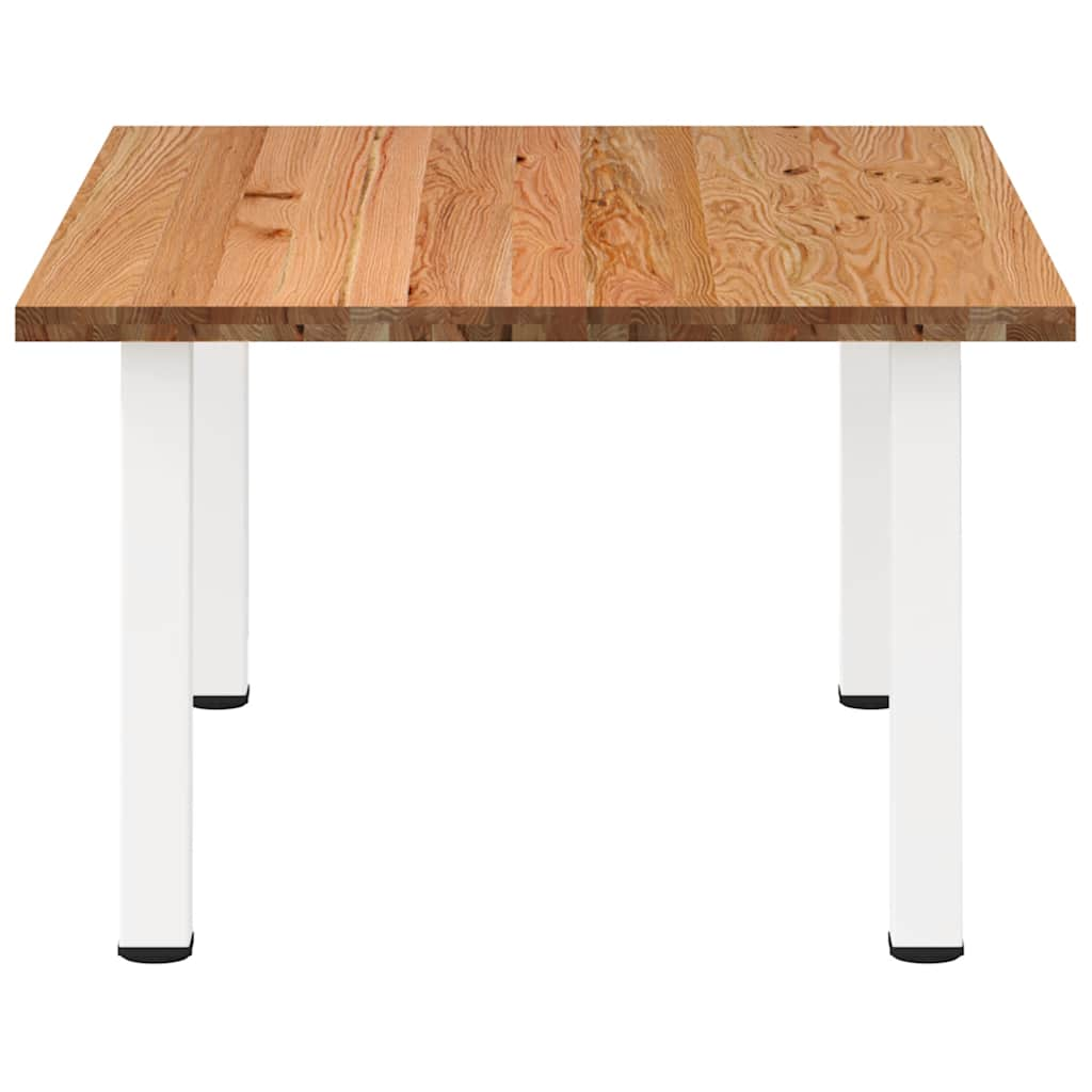 Eettafel rechthoekig 180x120x74 cm massief eikenhout lichtbruin - AllerleiShop