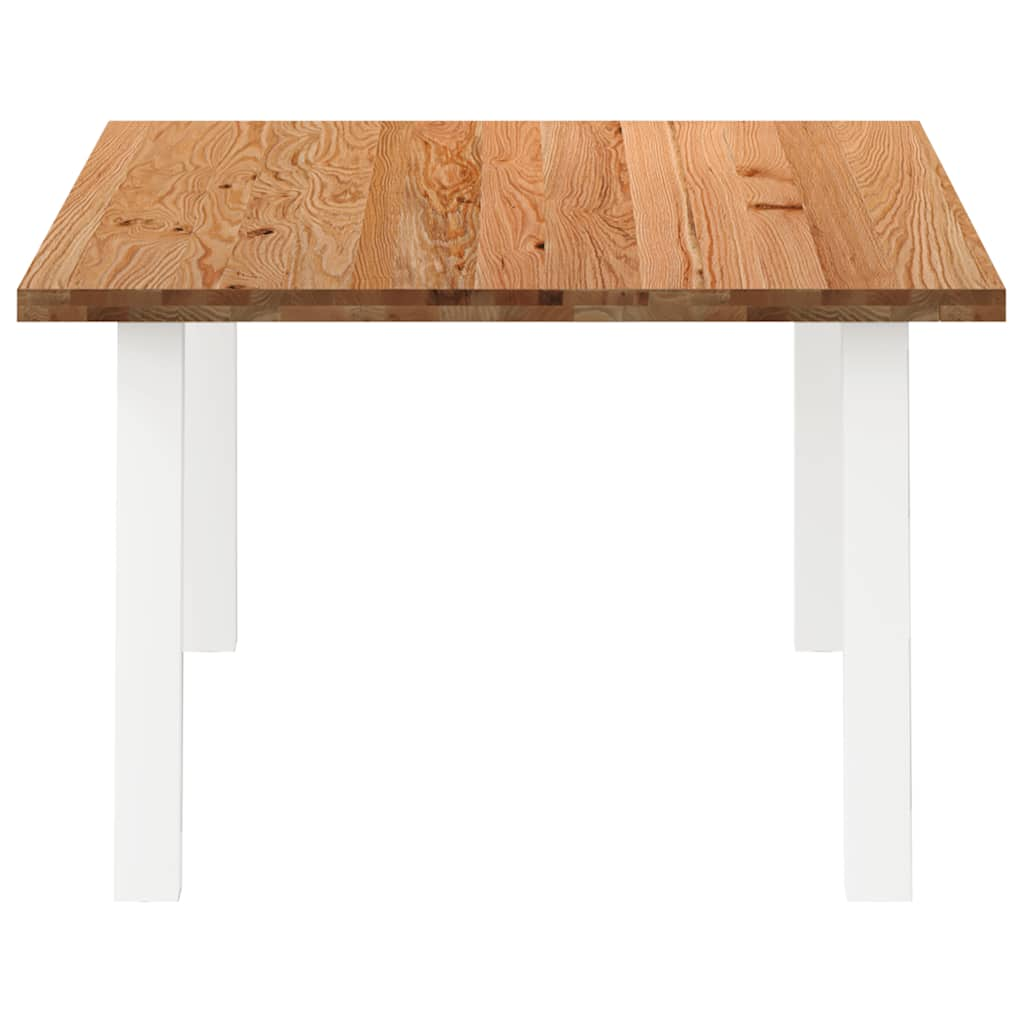 Eettafel rechthoekig 180x120x74 cm massief eikenhout lichtbruin - AllerleiShop