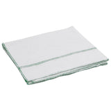 Vloerdoeken 5 st gestreept 50x60 cm wit en groen - AllerleiShop