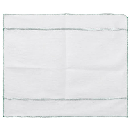 Vloerdoeken 5 st gestreept 50x60 cm wit en groen - AllerleiShop