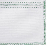 Vloerdoeken 5 st gestreept 50x60 cm wit en groen - AllerleiShop