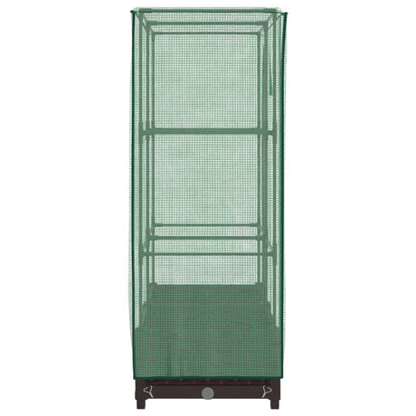 Plantenbak verhoogd met kashoes 80x40x123 cm rattanlook - AllerleiShop