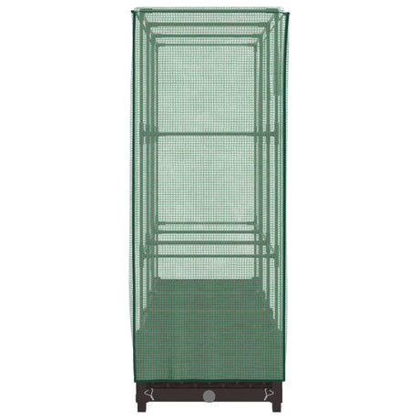 Plantenbak verhoogd met kashoes 120x40x123 cm rattanlook - AllerleiShop