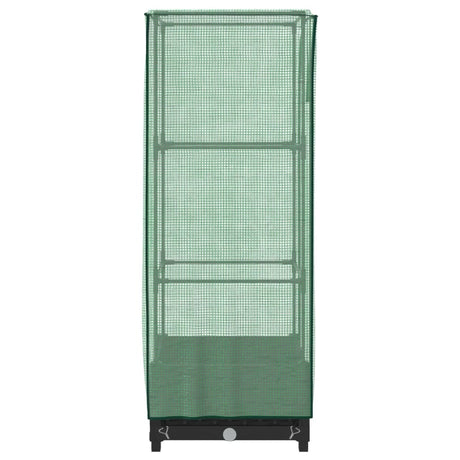 Plantenbak verhoogd met kashoes 40x40x123 cm rattanlook - AllerleiShop