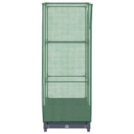 Plantenbak verhoogd met kashoes 40x40x123 cm rattanlook - AllerleiShop