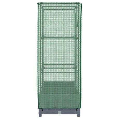 Plantenbak verhoogd met kashoes 80x40x123 cm rattanlook - AllerleiShop