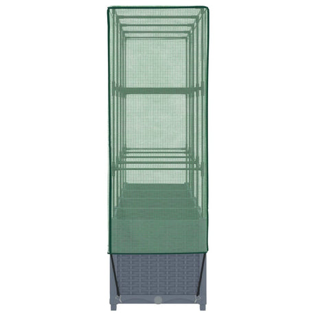 Plantenbak verhoogd met kashoes 160x40x138 cm rattanlook - AllerleiShop