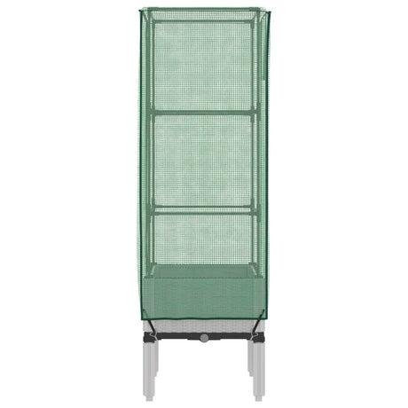 Plantenbak verhoogd met kashoes 40x40x140 cm rattanlook - AllerleiShop