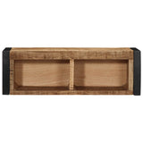 Tv-meubel 80x30x25 cm massief ruw mangohout