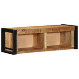 Tv-meubel 80x30x25 cm massief ruw mangohout