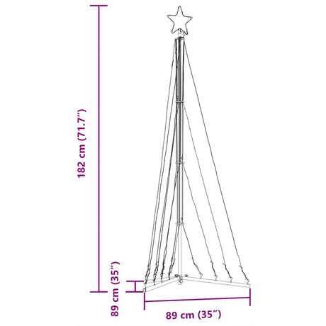 Kerstboomverlichting 339 warmwitte LED's 182 cm - AllerleiShop