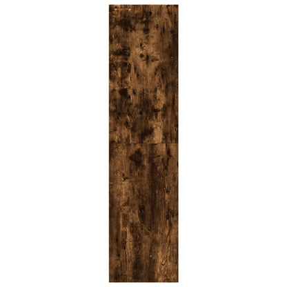 Kledingkast 30x50x200 cm bewerkt hout gerookt eikenkleurig - AllerleiShop