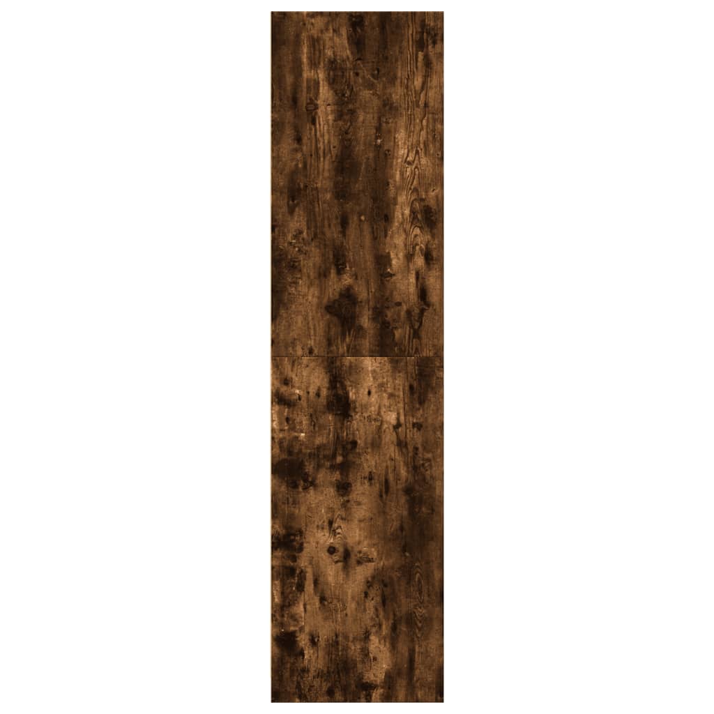 Kledingkast 30x50x200 cm bewerkt hout gerookt eikenkleurig - AllerleiShop