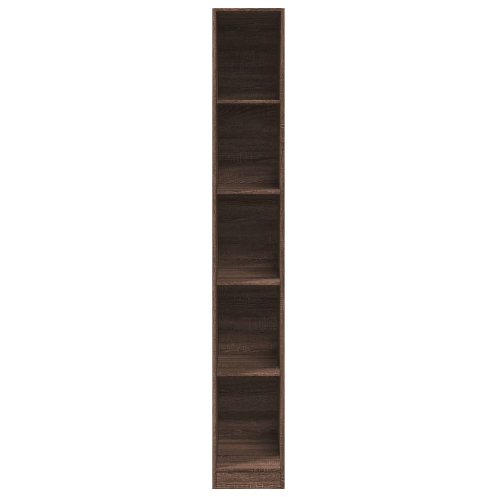 Kledingkast 30x50x200 cm bewerkt hout bruin eikenkleur - AllerleiShop