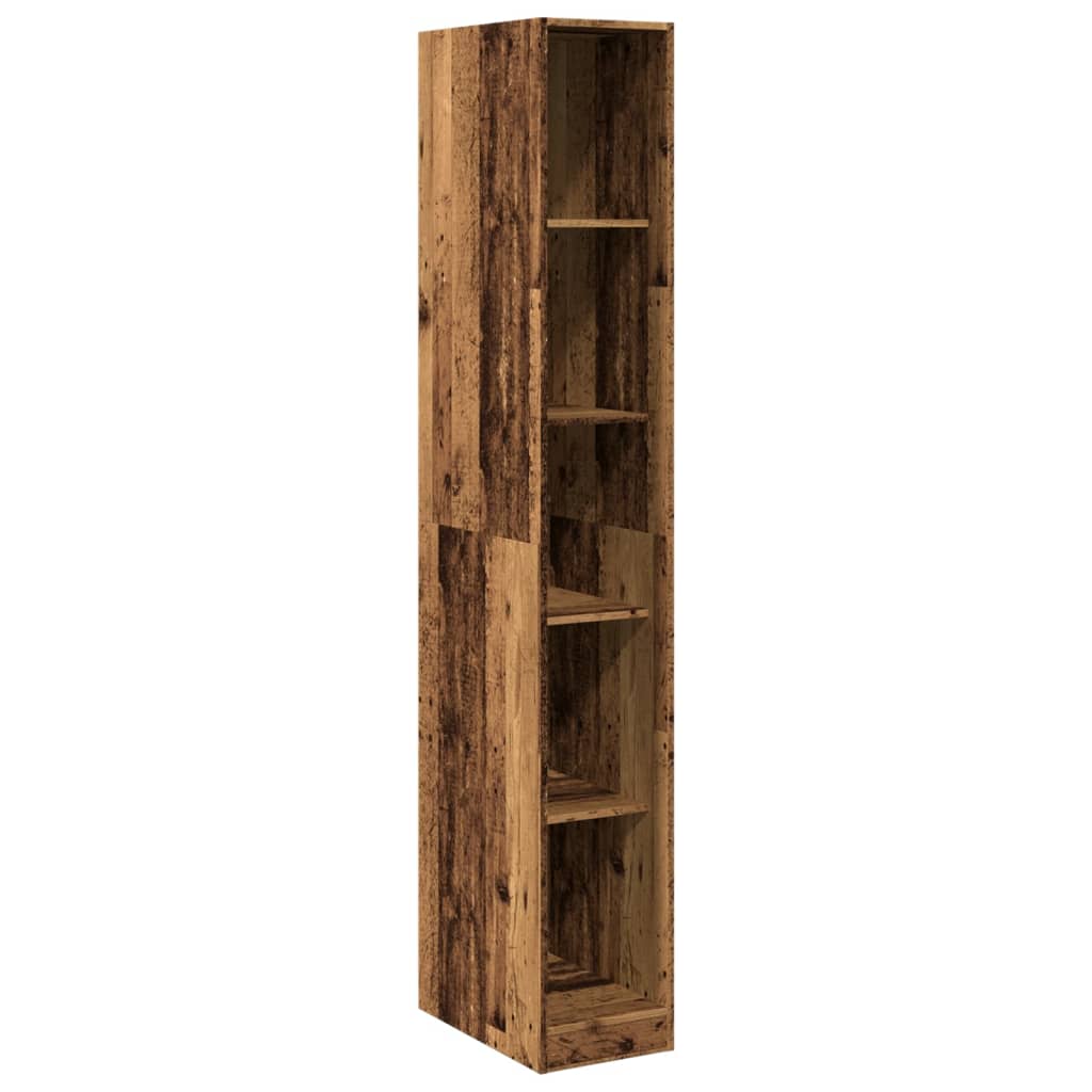 Kledingkast 30x50x200 cm bewerkt hout oud hout - AllerleiShop